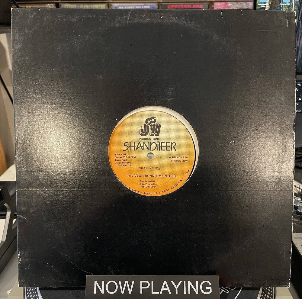 Very Rare Shandileer - Shakin' It / I Doin' Dat (12") 1989 Reggae Soca OOP